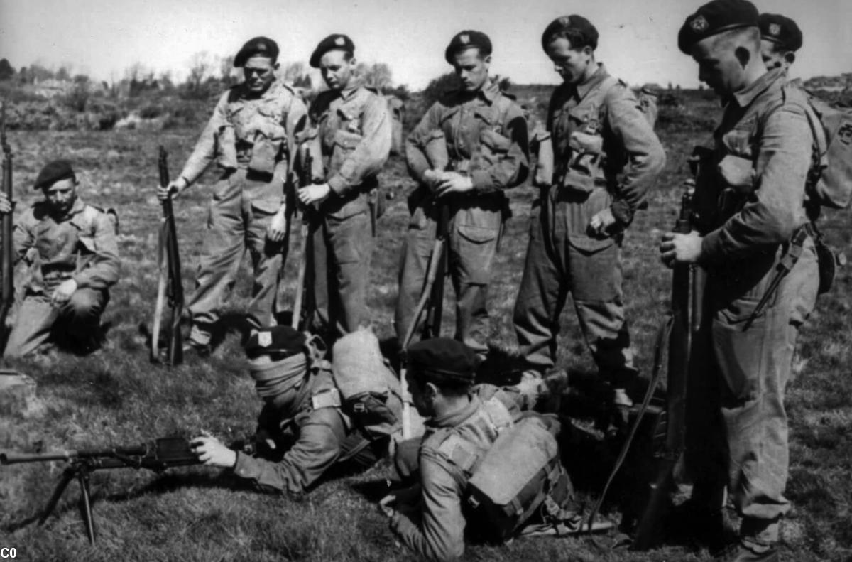 Les Commandos Kieffer à l'entrainement en Angleterre WW2 